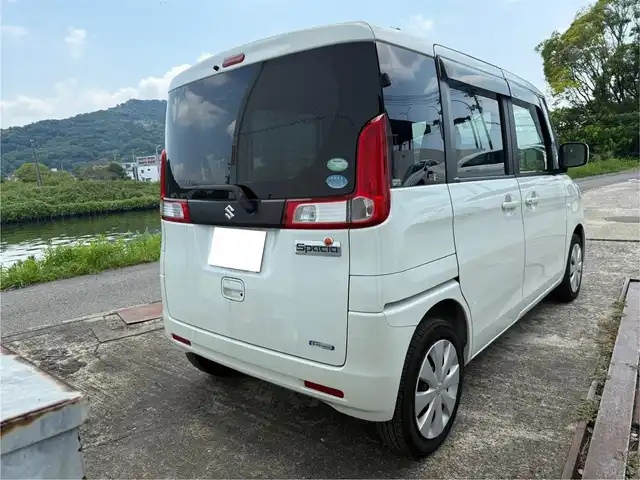 スズキ スペーシア X 石川県 2015(平27)年 6.2万km 白 社外HDDナビゲーション/【AM/FM CD DVD BlueTooth】/・フルセグTV/ETC/アイドリングストップ/運転席シートヒーター/ステアリングスイッチ/片側パワースライドドア/フロアマット/スペアキー×1