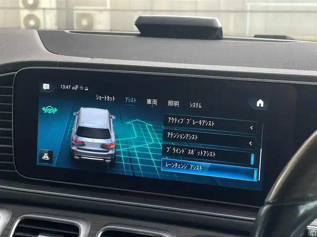 メルセデス・ベンツ ＧＬＳ４００ｄ 4マチック AMGライン 山梨県 2021(令3)年 5.3万km ダイヤモンドホワイト レザーEXC /パノラマSR /黒革 /シートH /ベンチL /マッサージS /全席Pシート /純正メモリナビ /全周囲C/ACC /BSA /LKA /ステアリングP /パフュームA /ブルメスター /純正21AW /カープレイ /マルチアンビエントL /マルチB/LED /保証書