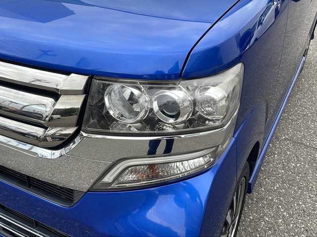 ホンダ Ｎ ＢＯＸ カスタム G ターボ Lパッケージ 福井県 2016(平28)年 6.3万km ブリリアントスポーティブルーメタリック2トーン 登録時走行距離62108ｋｍ/ワンオーナー/ナビ装着スペシャルパッケージ/あんしんパッケージ/社外HDDナビゲーション/（CD/DVD/BT）/フルセグテレビ/バックカメラ/シティーブレーキアクティブシステム/クルーズコントロール/純正15インチアルミホイール/両側電動スライドドア/ターボ/HIDヘッドライト/LEDフォルランプ/パドルシフト/ハーフレザーシート/ETC(ビルトイン)/オートライト/オートリトラミラー/ステアリングリモコン/スマートキー/プッシュスタート/保証書/取扱説明書