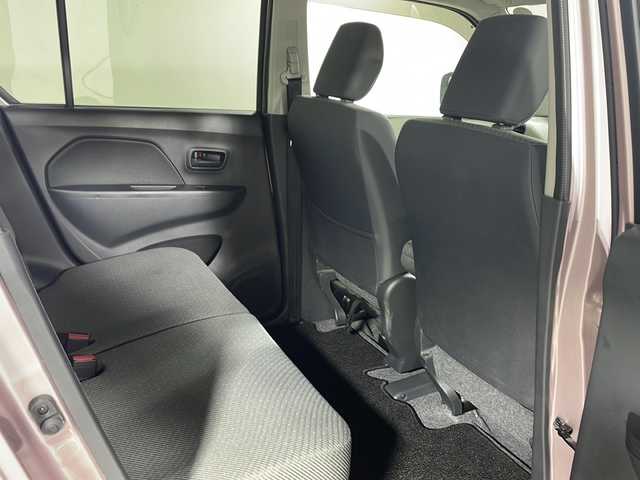 スズキ ワゴンＲ FX 広島県 2015(平27)年 2.2万km イノセントピンクパールメタリック 禁煙/社外ナビ/CD/DVD/DTV/Bluetooth/リモコンキー/スペアキー/純正フロアマット/純正ドアバイザー/社外AW付スタッドレス積み込み（交換推奨）/アイドリングストップ/電動格納ミラー