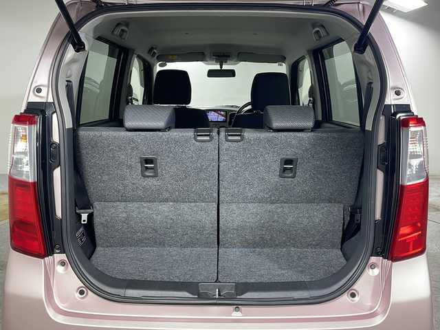 スズキ ワゴンＲ FX 広島県 2015(平27)年 2.2万km イノセントピンクパールメタリック 禁煙/社外ナビ/CD/DVD/DTV/Bluetooth/リモコンキー/スペアキー/純正フロアマット/純正ドアバイザー/社外AW付スタッドレス積み込み（交換推奨）/アイドリングストップ/電動格納ミラー