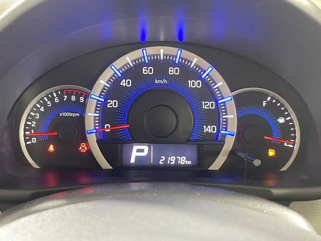 スズキ ワゴンＲ FX 広島県 2015(平27)年 2.2万km イノセントピンクパールメタリック 禁煙/社外ナビ/CD/DVD/DTV/Bluetooth/リモコンキー/スペアキー/純正フロアマット/純正ドアバイザー/社外AW付スタッドレス積み込み（交換推奨）/アイドリングストップ/電動格納ミラー