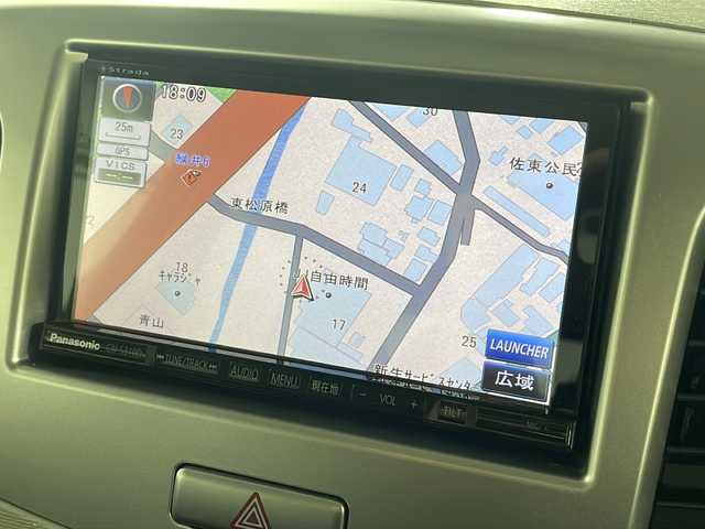 スズキ ワゴンＲ FX 広島県 2015(平27)年 2.2万km イノセントピンクパールメタリック 禁煙/社外ナビ/CD/DVD/DTV/Bluetooth/リモコンキー/スペアキー/純正フロアマット/純正ドアバイザー/社外AW付スタッドレス積み込み（交換推奨）/アイドリングストップ/電動格納ミラー