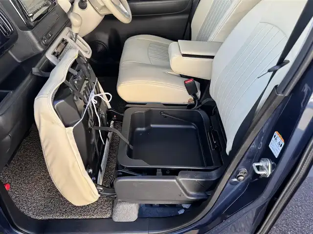 スズキ ワゴンＲ スマイル HYBRID X 静岡県 2022(令4)年 3.4万km インディゴブルーメタリック/ホワイト2トーン 純正SDナビ（CN-RZ875)/・Bluetooth・フルセグTV・CD・DVD/・FM/AMラジオ・USB・iPod/全方位モニター/ETC/両側パワースライドドア/スズキセーフティサポート/・デュアルカメラブレーキサポート/・誤発進抑制機能・車線逸脱警報機能/・ふらつき警報機能・ハイビームアシスト/・先行車発進お知らせ機能/・アダプティブクルーズコントロール/・標識認識機能/・後退時ブレーキサポート/・後方誤発進抑制機能/・リヤパーキングセンサー/D席シートヒーター/ステアリングスイッチ/革調シートカバー/スマートキー（スペア有り）/プッシュスタート/LEDヘッドライト/LEDフォグランプ/ウィンカーミラー/取説・保証書