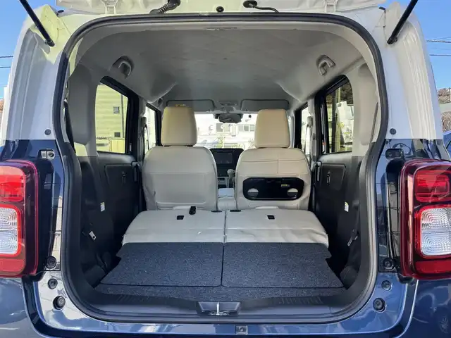 スズキ ワゴンＲ スマイル HYBRID X 静岡県 2022(令4)年 3.4万km インディゴブルーメタリック/ホワイト2トーン 純正SDナビ（CN-RZ875)/・Bluetooth・フルセグTV・CD・DVD/・FM/AMラジオ・USB・iPod/全方位モニター/ETC/両側パワースライドドア/スズキセーフティサポート/・デュアルカメラブレーキサポート/・誤発進抑制機能・車線逸脱警報機能/・ふらつき警報機能・ハイビームアシスト/・先行車発進お知らせ機能/・アダプティブクルーズコントロール/・標識認識機能/・後退時ブレーキサポート/・後方誤発進抑制機能/・リヤパーキングセンサー/D席シートヒーター/ステアリングスイッチ/革調シートカバー/スマートキー（スペア有り）/プッシュスタート/LEDヘッドライト/LEDフォグランプ/ウィンカーミラー/取説・保証書