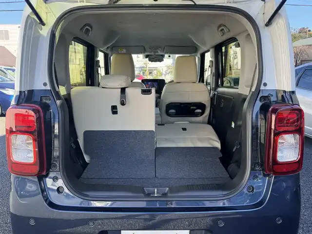 スズキ ワゴンＲ スマイル HYBRID X 静岡県 2022(令4)年 3.4万km インディゴブルーメタリック/ホワイト2トーン 純正SDナビ（CN-RZ875)/・Bluetooth・フルセグTV・CD・DVD/・FM/AMラジオ・USB・iPod/全方位モニター/ETC/両側パワースライドドア/スズキセーフティサポート/・デュアルカメラブレーキサポート/・誤発進抑制機能・車線逸脱警報機能/・ふらつき警報機能・ハイビームアシスト/・先行車発進お知らせ機能/・アダプティブクルーズコントロール/・標識認識機能/・後退時ブレーキサポート/・後方誤発進抑制機能/・リヤパーキングセンサー/D席シートヒーター/ステアリングスイッチ/革調シートカバー/スマートキー（スペア有り）/プッシュスタート/LEDヘッドライト/LEDフォグランプ/ウィンカーミラー/取説・保証書