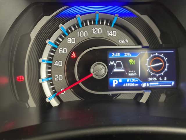 スズキ ハスラー HYBRID G ターボ 千葉県 2020(令2)年 4.6万km フェニックスレッドパール/ガンメタリック2トーンルーフ 社外８型ナビ（Bluetooth フルセグ SD CD DVD)　　/バックカメラ　/ETC/パドルシフト/コーナーセンサー/運転席・助手席シートヒーター/衝突軽減ブレーキ/レーンキープアシスト/オートハイビーム/レーダークルーズコントロール/横滑り防止/アイドリングストップ/社外フロアマット/ドアバイザー/電動格納ミラー/オートライト/スマートキー/プッシュスタート/ステアリングスイッチ/保証書/取扱説明書
