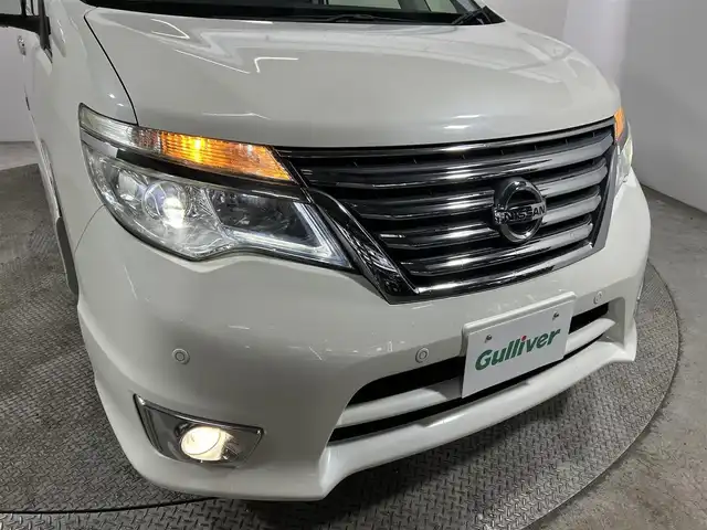 日産 セレナ ハイウェイS S HV Aセーフ 大阪府 2014(平26)年 7.8万km ブリリアントホワイトパール 純正ナビ(フルセグ/DVD再生/Bluetooth) 360カメラ 後席モニター ETC 衝突軽減 クルコン レーンアシスト 両側パワースライドドア リアオートエアコン オートライト Pスタート