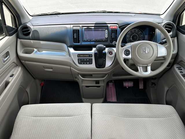 ホンダ Ｎ ＷＧＮ G Aパッケージ 長崎県 2014(平26)年 5.6万km クッキークリーム 純正ナビゲーション（AM/FM/CD、SD対応、ナビ型式VXM-145C）  /バックモニター  /衝突被害軽減ブレーキ（シティブレーキアクティブシステム）  /ドライブレコーダー  /純正LEDヘッドライト  /スマートキー  /プッシュスタート  /盗難防止装置  /横滑り防止装置  /純正フロアマット  /ベンチシート  /オートエアコン  /オートライト  /ステアリングリモコン  /アイドリングストップシステム  /パワーステアリング  /パワーウィンドウ  /ドアバイザー  /保証書  /取扱説明書  /スペアキー１本