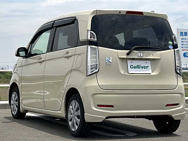 ホンダ Ｎ ＷＧＮ G Aパッケージ 長崎県 2014(平26)年 5.6万km クッキークリーム 純正ナビゲーション（AM/FM/CD、SD対応、ナビ型式VXM-145C）  /バックモニター  /衝突被害軽減ブレーキ（シティブレーキアクティブシステム）  /ドライブレコーダー  /純正LEDヘッドライト  /スマートキー  /プッシュスタート  /盗難防止装置  /横滑り防止装置  /純正フロアマット  /ベンチシート  /オートエアコン  /オートライト  /ステアリングリモコン  /アイドリングストップシステム  /パワーステアリング  /パワーウィンドウ  /ドアバイザー  /保証書  /取扱説明書  /スペアキー１本