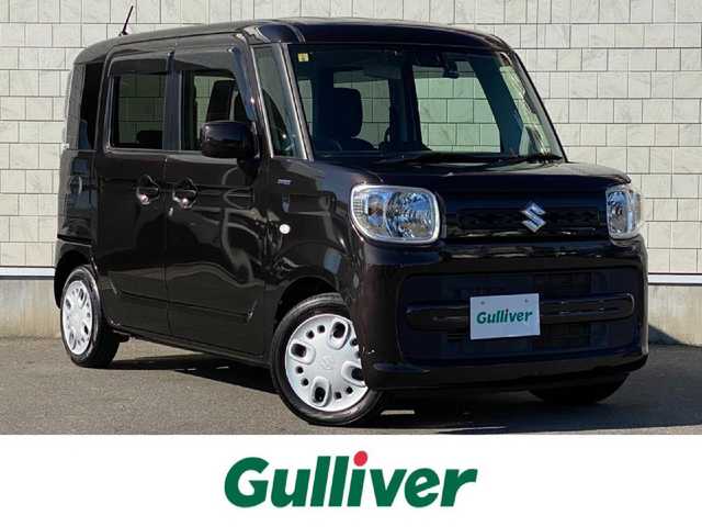 スズキ スペーシア HYBRID G 岐阜県 2018(平30)年 4.7万km アーバンブラウンパールメタリック Pioneer製メモリナビ/フルセグ/Bluetooth/CD/DVD/バックカメラ/セーフティサポート/・デュアルカメラブレーキサポート/・誤発進抑制機能/・車線逸脱警報/・先行車発進告知/・標識認識機能/・ハイビームアシスト/ドライブレコーダー　/ETC　/後部クリアランスソナー　/両側スライドドア　/ドアバイザー/保証書/取扱説明書/ナビ取扱説明書
