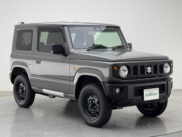 スズキ ジムニー XL 兵庫県 2025(令7)年 0.1千km ミディアムグレー ４WD/アイドリングストップ/シートヒーター/クリアランスソナー/ヘッドライトレレベライザー/PCS/LKA/フォグランプ/純正フロアマット/純正バイザー