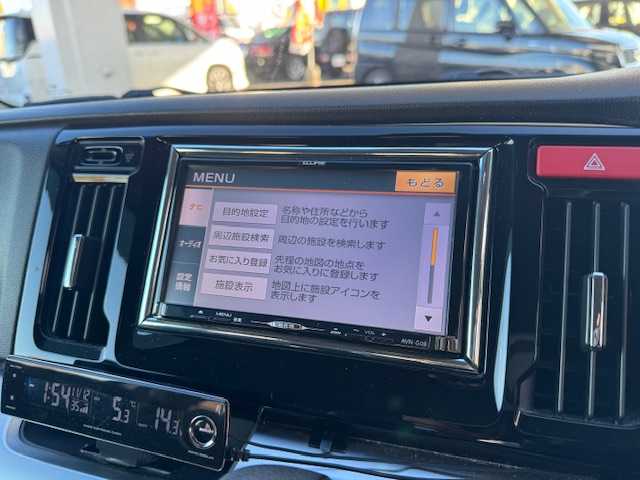 ホンダ Ｎ ＷＧＮ カスタム G Aパッケージ 道東・釧路十勝 2014(平26)年 12.5万km プレミアムホワイトパール 4WD/ワンオーナー/社外メモリーナビ/　　（DVD/CD/フルセグTV）/バックカメラ/CTBA/クルーズコントロール/ハーフレザーシート/HIDヘッドライト/フォグライト/オートライト/横滑り防止装置/ウィンカーミラー/電動格納ミラー/ミラーヒーター/ステアリングリモコン/革巻きステアリング/純正フロアマット/ドアバイザー/記録簿 H26/29/31/R7/社外エンジンスターター/スマートキー/エンジンプッシュスタート/スペアキー/取扱説明書/保証書/純正14インチアルミホイール