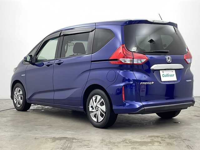 ホンダ フリード＋ ハイブリット G 秋田県 2016(平28)年 10.6万km コバルトブルーパール 4WD/社外SDナビ　/　　CD/DVD/BT/フルセグTV/バックカメラ　/両側パワースライドドア　/クルーズコントロール　/LEDオートライト　/ハーフレザーシート　/純正15インチスチールホイール　/コンフォートビューパッケージ　/フォグランプ/サンシェード/スマートキー　/ビルトインETC