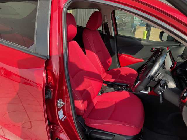 マツダ デミオ XD ミッドセンチュリー 愛知県 2015(平27)年 6.8万km ソウルレッドプレミアムメタリック 純正ナビ/シートヒーター/バックカメラ/ヘッドアップディスプレイ/コーナーセンサー/純正アルミホイール/LEDヘッドライト/パドルシフト/オートマチックハイビーム/ドライブレコーダー/衝突軽減システム/フルセグ/CD DVD/Bluetooth/ステアリングスイッチ/スマートキー/プッシュスタート