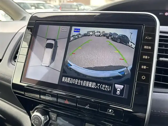 日産 セレナ e－パワー ハイウェイスター V 大分県 2021(令3)年 4.4万km ダイヤモンドブラック ・純正ナビ(CD.DVD.SD.BT)/・アラウンドビューモニター/・フルセグテレビ/・コーナーセンサー/・両側パワースライドドア/・Fダウンモニター/・テレビキャンセラー/・エマージェンシーブレーキ/・ブラインドスポットモニター/・コーナーセンサー/・ETC/・ドライブレコーダー/・デジタルインナーミラー/・ブレーキホールド/・オートライト