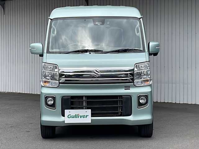 スズキ エブリィ ワゴン PZターボ スペシャル 長野県 2019(令1)年 6.3万km ガーデニングアクアM ４WD/ターボ/レーダーブレーキ /両側パワースライドドア/左側オートステップ/メモリナビフルセグTV/バックカメラ/ETC/ドライブレコーダー/純正１４インチアルミ/シートヒーター /黒レザー調シートカバー/取説/スペアキー