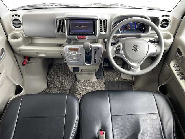 スズキ エブリィ ワゴン PZターボ スペシャル 長野県 2019(令1)年 6.3万km ガーデニングアクアM ４WD/ターボ/レーダーブレーキ /両側パワースライドドア/左側オートステップ/メモリナビフルセグTV/バックカメラ/ETC/ドライブレコーダー/純正１４インチアルミ/シートヒーター /黒レザー調シートカバー/取説/スペアキー