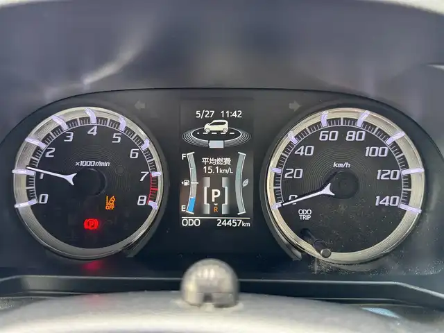 ダイハツ ムーヴ カスタム RS ハイパー SAⅢ 滋賀県 2018(平30)年 2.5万km ナイトシャドーパープルクリスタルM 禁煙車/純正8型ナビ/（CD/DVD/フルセグTV/SD/BT/HDMI/USB/FM/AM）/スマートアシストIII/・衝突被害軽減ブレーキ/・車線逸脱警報/・オートハイビーム/・先行車発進お知らせ機能/パノラミックビューモニター/ETC/ドライブレコーダー/ハーフレザーシート/D席シートヒーター/アイドリングストップ/革巻きステアリング/ステアリングスイッチ/LEDヘッドライト/フォグランプ/プッシュスタート/スマートキー/純正ドアバイザー/純正フロアマット/純正15インチAW