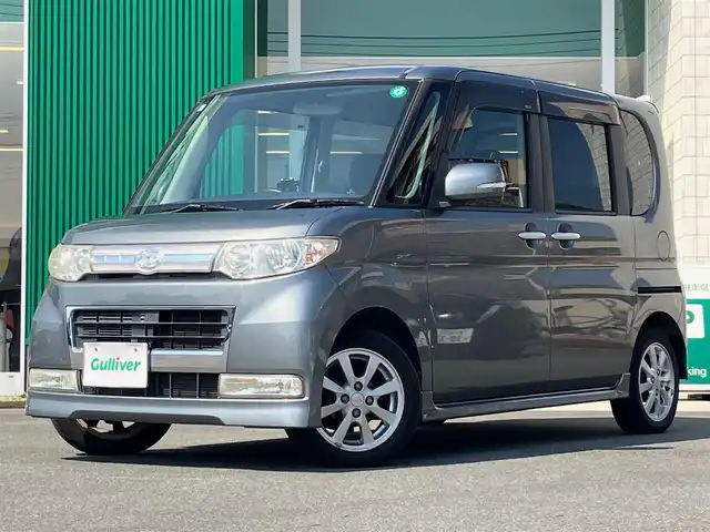 ダイハツ タント カスタム X リミテッド 静岡県 2009(平21)年 8.6万km プラチナグレーメタリック パワーステアリング/パワーウィンドウ/リモコンキー/オートエアコン/CD/CDチェンジャー/MD/MDチェンジャー/純正フロアマット/純正アルミホイール/ベンチシート/片側パワースライドドア/ABS/盗難防止装置/Wエアバック