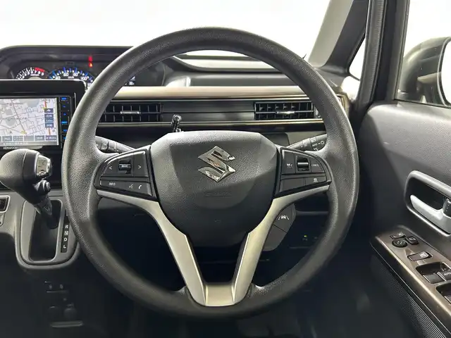 スズキ ワゴンＲ カスタムＺ HYBRID ZX 佐賀県 2024(令6)年 0.3万km ブルーイッシュブラックパール3 禁煙車/登録時2796km/KENWOOD7インチナビ/＜CD/DVD/ワンセグTV/Bluetooth＞/LEDヘッドライト/フォグランプ/ステアリングスイッチ/ETC/デュアルブレーキサポート/衝突被害軽減ブレーキ/レーンキープアシスト/レーダークルーズコントロール/コーナーセンサー/オートハイビーム/純正14インチアルミホイール