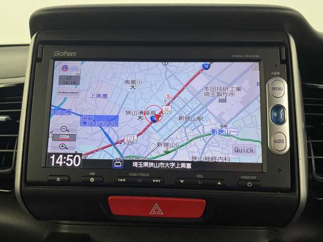 ホンダ Ｎ ＢＯＸ カスタム G Lパッケージ 埼玉県 2015(平27)年 7.8万km スマートブラック 片側電動スライドドア　/純正ナビ　/ＥＴＣ　/ＥＣＯＮ　/純正アルミホイール　/前ドライブレコーダー　/ウインカーミラー　/バックカメラ　/フロアマット　/フォグランプ　/オートライト　/プッシュスタート　