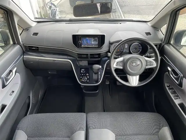 ダイハツ ムーヴ カスタム RS ハイパー SAⅡ 東京都 2015(平27)年 2.5万km パールホワイトⅢ ターボ/社外ナビ【NX515】/CD・DVD・Bluetooth・iPod・FM・AM/衝突軽減ブレーキ/横滑り防止機能/スマートキー/プッシュスタート/LEDヘッドライト/フォグライト/純正15インチアルミホイール/社外バイザー