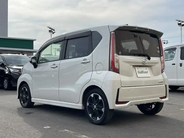 ダイハツ ムーヴ カスタム RS ハイパー SAⅡ 東京都 2015(平27)年 2.5万km パールホワイトⅢ ターボ/社外ナビ【NX515】/CD・DVD・Bluetooth・iPod・FM・AM/衝突軽減ブレーキ/横滑り防止機能/スマートキー/プッシュスタート/LEDヘッドライト/フォグライト/純正15インチアルミホイール/社外バイザー