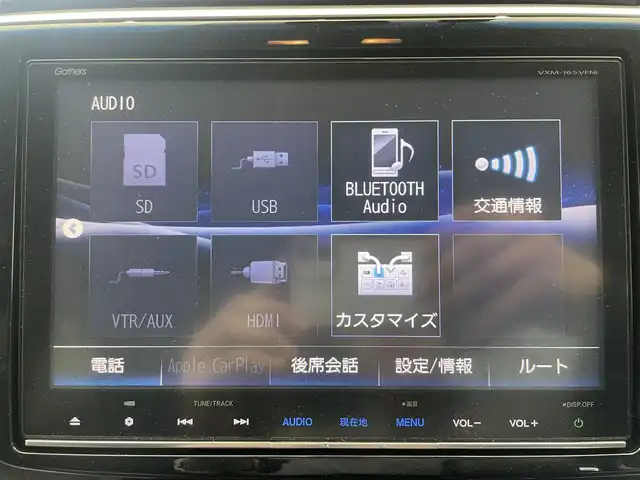 ホンダ ステップワゴン スパーダ ホンダセンシング 鹿児島県 2016(平28)年 5.2万km プレミアムスパークルブラックパール 禁煙車　/純正ナビ(CD/DVD/フルセグTV/Bluetooth)　/バックカメラ　/両側パワースライドドア　/ホンダセンシング　/・衝突軽減ブレーキ/・アダプティブクルーズコントロール/・車線維持支援システム/・路外逸脱抑制機能/・誤発進抑制機能/・先行車発進お知らせ機能/・標識認識機能/フリップダウンモニター　/追従型クルーズコントロール　/コーナーセンサー　/わくわくゲート/LEDヘッドライト　/ETC　/純正フロアマット　/純正アルミホイール/ドアバイザー