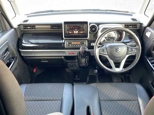 スズキ スペーシア カスタム HYBRID XS ターボ 島根県 2020(令2)年 7.5万km ピュアホワイトパール/ブラック2トーン 社外オーディオ(DPX-U740BTH)/クルーズコントロール/パドルシフト/両側パワースライドドア/D席シートヒーター/アイドリングストップ/リアサーキュレーター/後席サイドサンシェード/ISOFIX