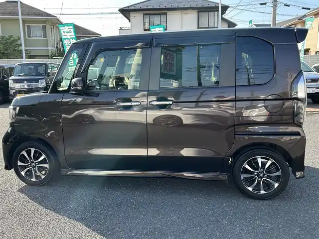 ホンダ Ｎ ＢＯＸ カスタム G L ホンダセンシング 埼玉県 2020(令2)年 4.9万km プレミアムグラマラスブロンズP carrozzeriaナビ/・バックカメラ/・フルセグ/片側パワスラ/ドラレコ/ionエアコン/エンジンスターター/シートヒーター/クルコン/GPSレーダー/ビルトインＥＴＣ/保証書・取説