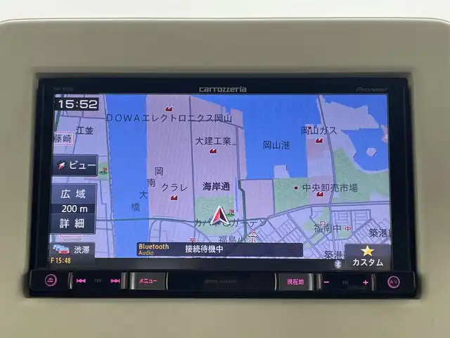 スズキ ラパン X 岡山県 2018(平30)年 7.3万km フォーンベージュメタリック/ホワイト2トーンルーフ 社外ナビ/・バックカメラ/・FM/AM/Bluetooth/フルセグ/CD/DVD/シートヒーター/・スズキセーフティーサポート/・デュアルセンサーブレーキサポート/・踏み間違い防止/ETC/純正フロアマット/HIDヘッドライト/・オートライト/アイドリングストップ機能/横滑り防止機能