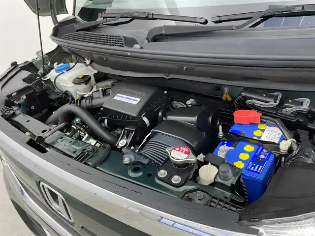 ホンダ Ｎ ＢＯＸ G EX ターボ ホンダセンシング 宮城県 2020(令2)年 5.9万km ブリティッシュグリーンP 純正８型ナビ　/両側パワースライドドア　/助手席スーパースライドシート　/アダプティブクルーズコントロール　/衝突被害軽減ブレーキ　/路外逸脱抑制機能　/オートハイビーム　/誤発進抑制機能/後方誤発進抑制機能/シートヒーター　/ＬＥＤヘッドライト　/充電用USBジャック（急速充電対応タイプ2個付）/禁煙