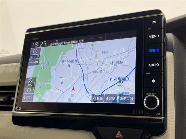 ホンダ Ｎ ＢＯＸ G EX ターボ ホンダセンシング 宮城県 2020(令2)年 5.9万km ブリティッシュグリーンP 純正８型ナビ　/両側パワースライドドア　/助手席スーパースライドシート　/アダプティブクルーズコントロール　/衝突被害軽減ブレーキ　/路外逸脱抑制機能　/オートハイビーム　/誤発進抑制機能/後方誤発進抑制機能/シートヒーター　/ＬＥＤヘッドライト　/充電用USBジャック（急速充電対応タイプ2個付）/禁煙