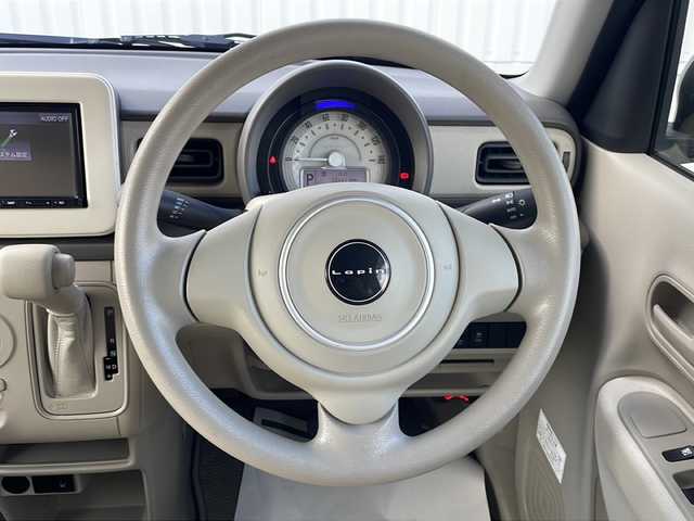 スズキ ラパン G 三重県 2020(令2)年 1.6万km アーバンブラウンパールメタリック 社外ナビ/運転席シートヒーター/パドルシフト/衝突軽減ブレーキ/レーンキープアシスト/ETC/純正ドアバイザー/純正フロアマット/純正ホイールキャップ/電動格納ミラー/禁煙車
