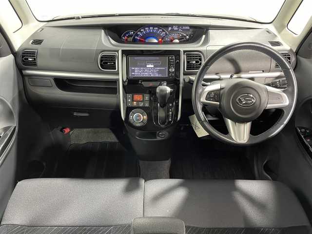 ダイハツ タント カスタム RS 大阪府 2015(平27)年 3.6万km ブラックマイカメタリック 純正ナビ(フルセグ/DVD再生/CD再生) バックカメラ 両側パワースライドドア アイドリングストップ オートライト スマートキー プッシュスタート オートエアコン
