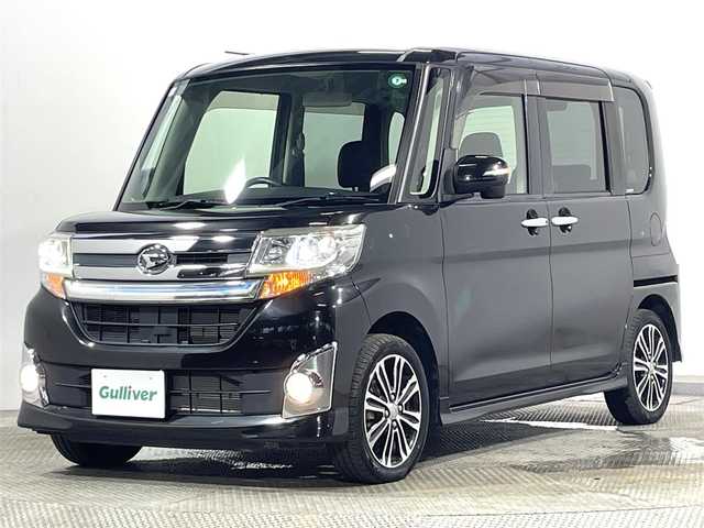 ダイハツ タント カスタム RS 大阪府 2015(平27)年 3.6万km ブラックマイカメタリック 純正ナビ(フルセグ/DVD再生/CD再生) バックカメラ 両側パワースライドドア アイドリングストップ オートライト スマートキー プッシュスタート オートエアコン