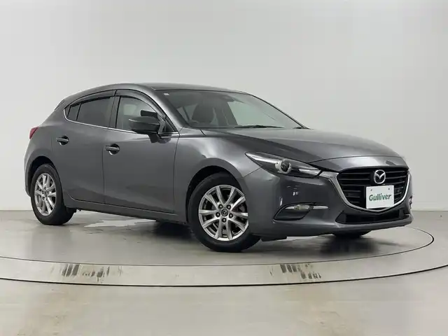 マツダ アクセラ スポーツ 15S 埼玉県 2019(平31)年 8.3万km マシーングレープレミアムM 純正ナビ/（BT/AM/FM/USB/DVD/CD/TV)/盗難防止措置/横滑り防止措置/コーナーセンサー/レーンキープアシスト/バックカメラ/アイドリングストップ/ドアバイザー/純正フロアマット/純正16インチアルミホイール/トノカバー/ビルトインETC