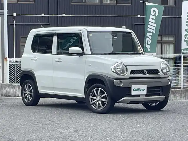 スズキ ハスラー G 宮城県 2014(平26)年 11.5万km パールホワイト ワンオーナー/社外ＳＤナビ/（ＦＭ／ＡＭ／ＣＤ）　/ワンセグテレビ　/衝突被害軽減装置　/運転席シートヒーター　/横滑り防止装置　/アイドリングストップ　/スマートキー　/プッシュスタート　/ＥＴＣ
