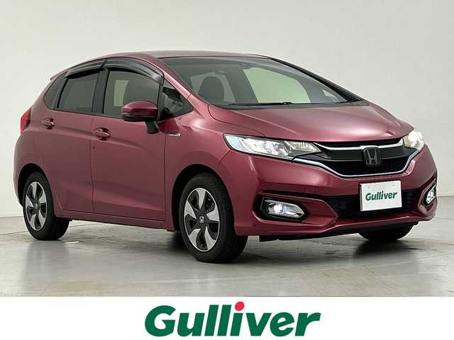 ホンダ フィット ハイブリット L ホンダセンシング 愛知県 2017(平29)年 6万km ルージュアメジストM 純正７インチナビ/・フルセグ/・CD/DVD/・Bluetooth/バックカメラ/ETC/ステアリングスイッチ/衝突軽減ブレーキ/レーンアシスト/アダプティブクルーズコントロール/横滑り防止/LEDヘッドライト/オートライト/純正ドライブレコーダー/プッシュスタート/スペアキーあり/取説・保証書あり