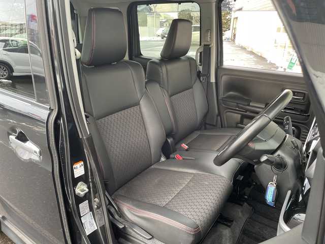 スズキ スペーシア カスタム HYBRID XS 道央・札幌 2020(令2)年 8.9万km ブルーイッシュブラックパール3 ・ワンオーナー/・4WD/・純正SDナビ/・CD/DVD/SD/フルセグTV/・Bluetooth接続/・スズキセーフティサポート/・衝突被害軽減ブレーキ/・レーンキープアシスト/・ヘッドアップディスプレイ/・LEDオートライト/・ハイビームアシスト/・アラウンドビューモニター/・両側パワースライドドア/・ハーフレザーシート/・前席シートヒーター/・ステアリングスイッチ/・ビルトインETC/・リアドアウィンドウサンシェード/・純正フロアマット/・積込夏タイヤ社外AWセット/165/55/R15　24年製/・社外エンジンスターター/・前方ドライブレコーダー/・スマートキー/・保証書/取扱説明書