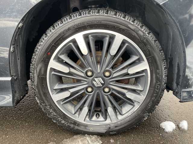 スズキ スペーシア カスタム HYBRID XS 道央・札幌 2020(令2)年 8.9万km ブルーイッシュブラックパール3 ・ワンオーナー/・4WD/・純正SDナビ/・CD/DVD/SD/フルセグTV/・Bluetooth接続/・スズキセーフティサポート/・衝突被害軽減ブレーキ/・レーンキープアシスト/・ヘッドアップディスプレイ/・LEDオートライト/・ハイビームアシスト/・アラウンドビューモニター/・両側パワースライドドア/・ハーフレザーシート/・前席シートヒーター/・ステアリングスイッチ/・ビルトインETC/・リアドアウィンドウサンシェード/・純正フロアマット/・積込夏タイヤ社外AWセット/165/55/R15　24年製/・社外エンジンスターター/・前方ドライブレコーダー/・スマートキー/・保証書/取扱説明書