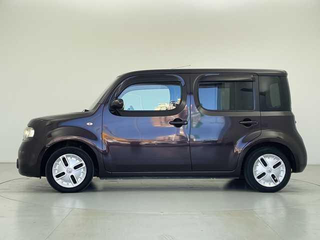 日産 キューブ 15X Vセレクション 愛知県 2014(平26)年 8.5万km ビターショコラ 純正ナビ/・Bluetooth/・CD/DVD/・ワンセグテレビ/ETC/スマートキー/電動格納ミラー/スタッドレスタイヤ