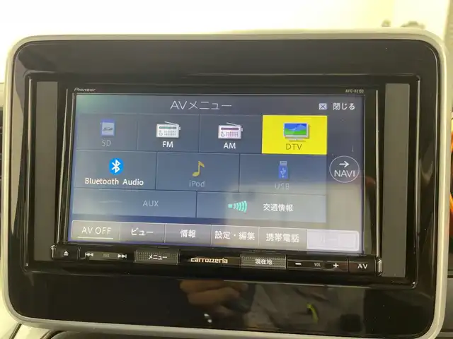 スズキ スペーシア ギア HYBRID XZ 三重県 2019(平31)年 2万km オフブルーメタリック/ガンメタリック2トーンルーフ 社外ナビ/（Bluetooth/フルセグTV/iPod)　/衝突軽減ブレーキ　/車線逸脱システム/両側電動スライドドア　/シートヒーター　/ＬＥＤヘッドライト　/ＥＴＣ　/パーキングセンサー　/オートハイビーム　/ルーフレール