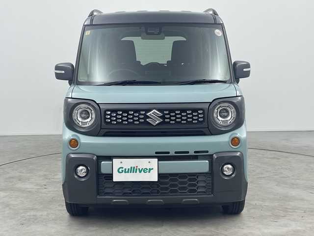 スズキ スペーシア ギア HYBRID XZ 三重県 2019(平31)年 2万km オフブルーメタリック/ガンメタリック2トーンルーフ 社外ナビ/（Bluetooth/フルセグTV/iPod)　/衝突軽減ブレーキ　/車線逸脱システム/両側電動スライドドア　/シートヒーター　/ＬＥＤヘッドライト　/ＥＴＣ　/パーキングセンサー　/オートハイビーム　/ルーフレール