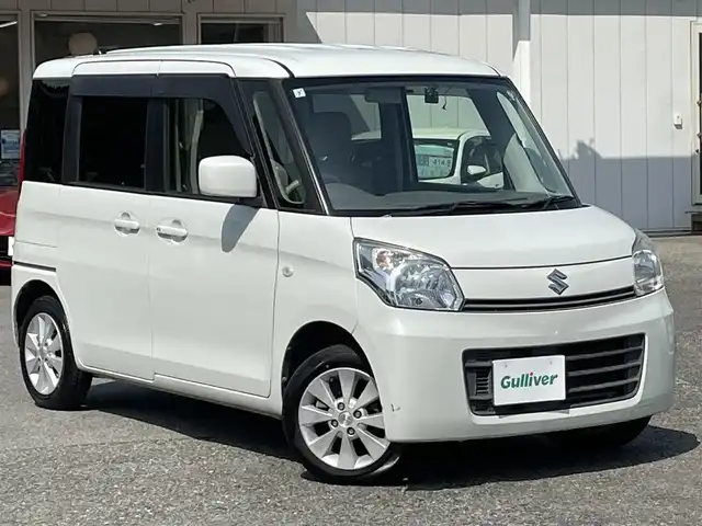 スズキ スペーシア X 千葉県 2013(平25)年 6.1万km パールホワイト 純正スマートフォン連携ナビ/バックカメラ/左後パワースライドドア/スマートキー/社外ドライブレコーダー/ヘッドライトレベライザー/ドアバイザー