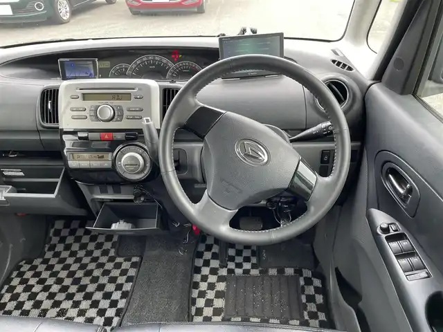 ダイハツ タント カスタム X リミテッド 福岡県 2010(平22)年 10.6万km ミスティックレッドクリスタルメタリック 盗難防止装置/ドラレコ/ポータブルナビ/ワンセグTV/CD/ETC/社外フロアマット/純正AW/LEDライト/エアバック/片側パワーウィンドウ