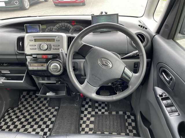 ダイハツ タント カスタム X リミテッド 福岡県 2010(平22)年 10.6万km ミスティックレッドクリスタルメタリック 盗難防止装置/ドラレコ/ポータブルナビ/ワンセグTV/CD/ETC/社外フロアマット/純正AW/LEDライト/エアバック/片側パワーウィンドウ