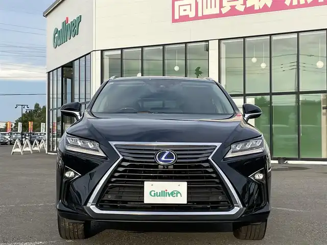レクサス ＲＸ 450hL 道央・札幌 2019(平31)年 12.4万km グラファイトブラックガラスフレーク ４WD/純正メーカーナビ/CD/DVD/BD/BT/フルセグ/プリクラッシュセーフティ/横滑り防止装置/レーダークルーズコントロール/レーンキープアシスト/クリアランスソナー/ブラインドスポットモニター/パノラミックビューモニター/ビルトインETC/ドライブレコーダー/HUD/EVMODE/自動防眩ミラー/サンルーフ/パワーバックドア/前席パワーシート/前席メモリーシート/前席シートヒーター/前席エアシート/電動格納サードシート/レザーシート/革巻きウッドコンビステアリング/ステアリングリモコン/ハンドルヒーター/AC100V/電動パーキング/ブレーキホールド/MTモード付AT/プッシュスタート/スマートキー/３眼LEDヘッドライト/オートライト/オートハイビーム/フォグランプ/電動格納ミラー/ヒーテッドドアミラー/ウィンカーミラー/純正フロアマット/ドアバイザー