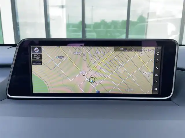 レクサス ＲＸ 450hL 道央・札幌 2019(平31)年 12.4万km グラファイトブラックガラスフレーク ４WD/純正メーカーナビ/CD/DVD/BD/BT/フルセグ/プリクラッシュセーフティ/横滑り防止装置/レーダークルーズコントロール/レーンキープアシスト/クリアランスソナー/ブラインドスポットモニター/パノラミックビューモニター/ビルトインETC/ドライブレコーダー/HUD/EVMODE/自動防眩ミラー/サンルーフ/パワーバックドア/前席パワーシート/前席メモリーシート/前席シートヒーター/前席エアシート/電動格納サードシート/レザーシート/革巻きウッドコンビステアリング/ステアリングリモコン/ハンドルヒーター/AC100V/電動パーキング/ブレーキホールド/MTモード付AT/プッシュスタート/スマートキー/３眼LEDヘッドライト/オートライト/オートハイビーム/フォグランプ/電動格納ミラー/ヒーテッドドアミラー/ウィンカーミラー/純正フロアマット/ドアバイザー